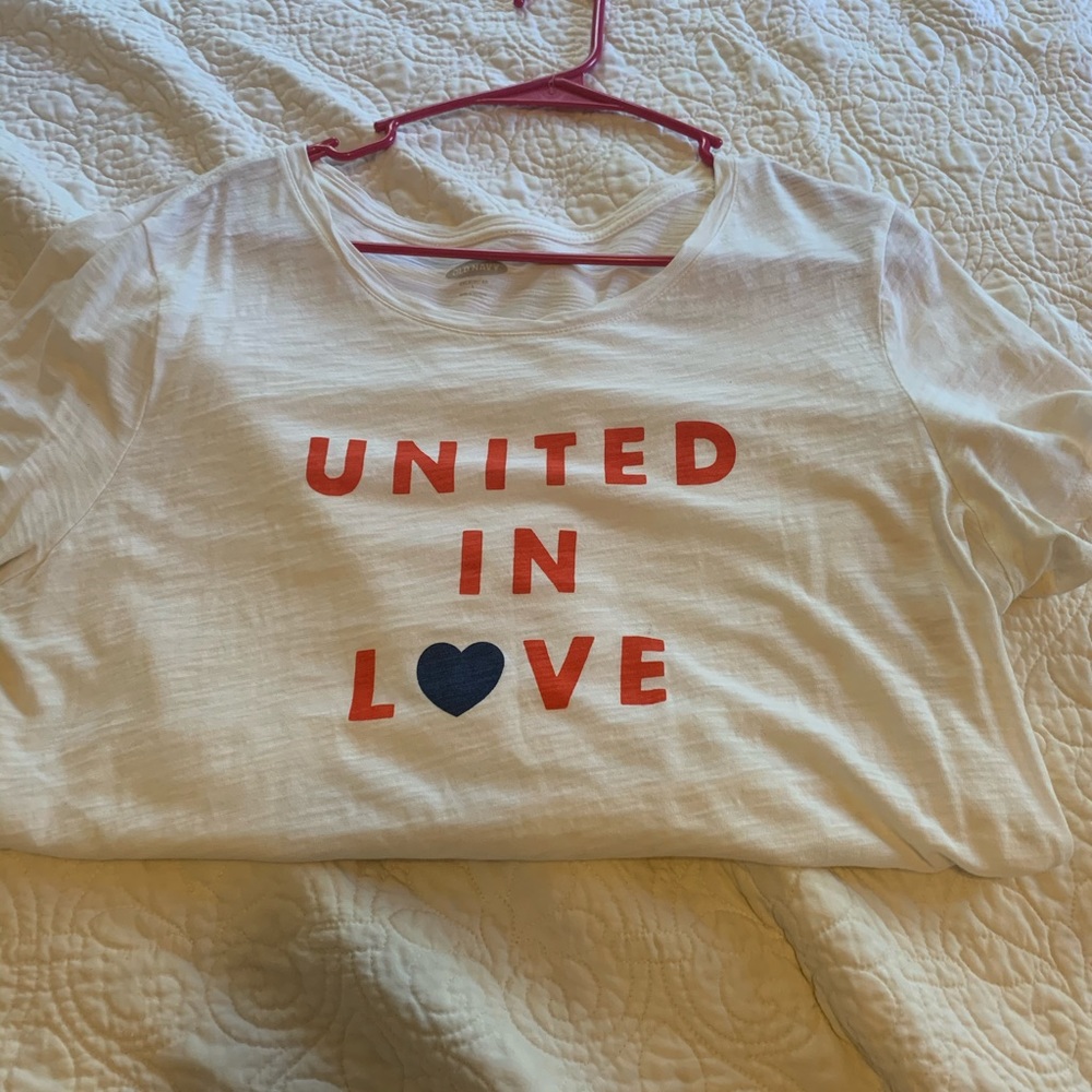 United in Love Old Navy tee